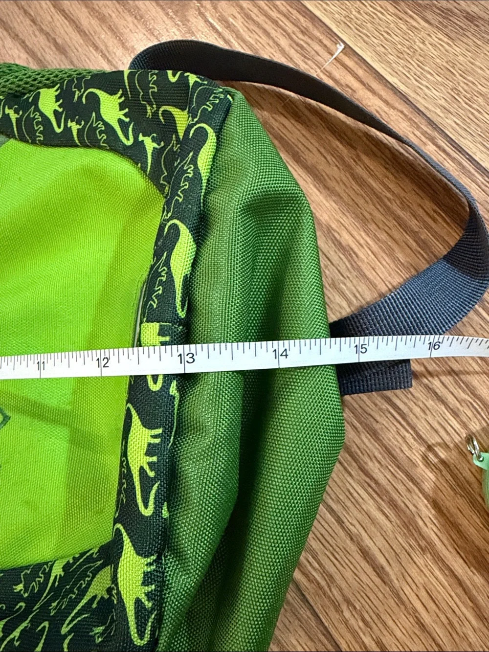 Deuter Kids Green Dinosaur Backpack - Deuter Schmuse Bär